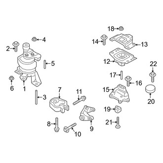 Lincoln OE - Engine / Transaxle - Engine & Transmission Mounting (Base / Reserve / Select 2.0L)