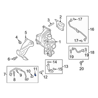 Lincoln OE - Turbocharger Oil Line Gasket