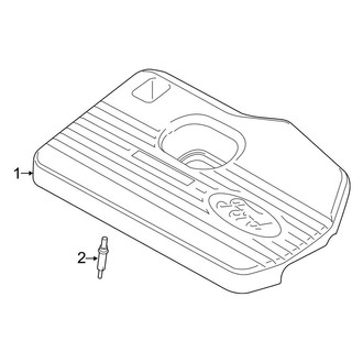 Lincoln OE - Engine / Transaxle - Engine Appearance Cover (Base / Reserve 2.0L)