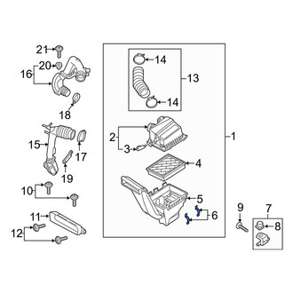 Lincoln OE - Air Filter Housing Clamp