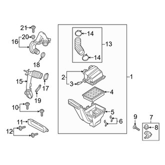 Lincoln OE - Air Filter and Housing Assembly