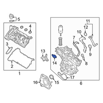 Lincoln OE - Engine Timing Cover Gasket