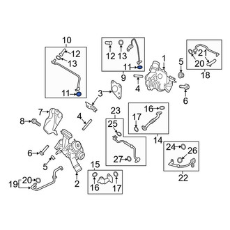 Lincoln OE - Turbocharger Oil Line Gasket