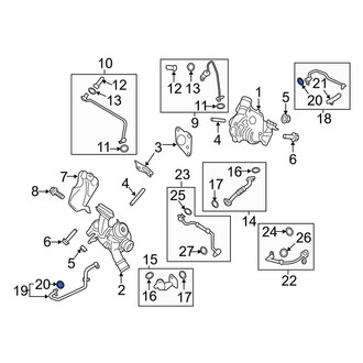 Lincoln OE - Turbocharger Oil Line Gasket