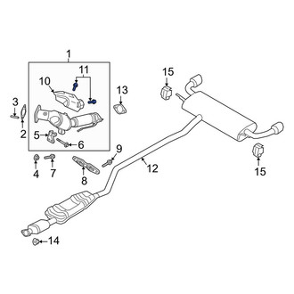 Lincoln OE - Catalytic Converter Heat Shield Screw