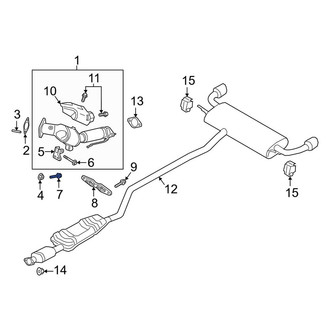 Lincoln OE - Catalytic Converter Bolt