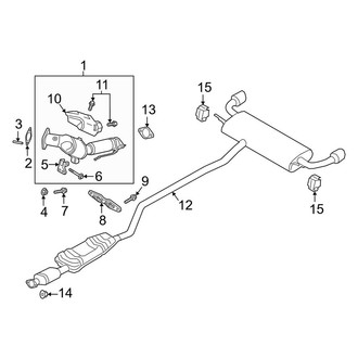 Lincoln OE - Exhaust System - Exhaust Components (Base / Reserve 2.0L)