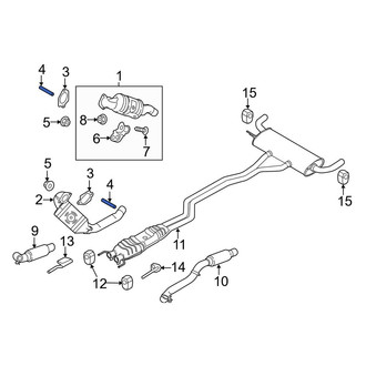Lincoln OE - Catalytic Converter Stud