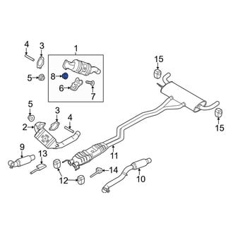 Lincoln OE - Catalytic Converter Bolt