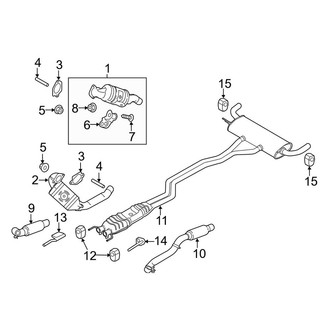 Lincoln OE - Exhaust System - Exhaust Components (Black Label / Reserve 2.7L)
