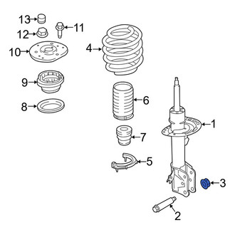Lincoln OE - Front Lower Inner Suspension Control Arm Nut