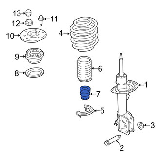Lincoln OE - Front Suspension Strut Bumper