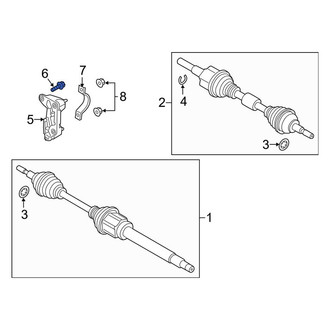 Lincoln OE - CV Axle Shaft Carrier Bearing Bolt
