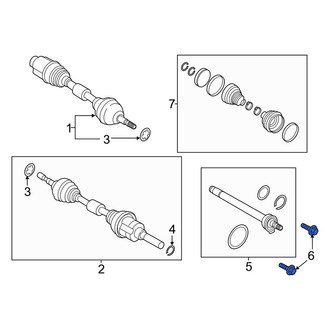 Lincoln OE - CV Intermediate Shaft Bolt