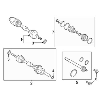 Lincoln OE - Front Suspension - Drive Axles (Reserve / Select AWD 2.0L)
