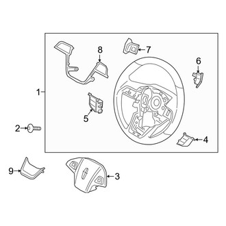 Lincoln OE - Steering Wheel & Trim (To 02/07/2021, W/O Active Steering)