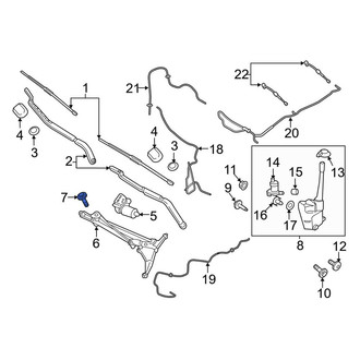 Lincoln OE - Wiper Linkage Bolt