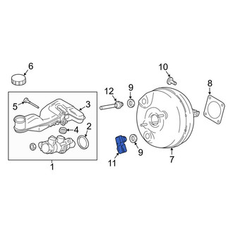 Lincoln OE - Power Brake Booster Vacuum Sensor