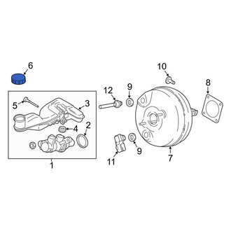 Lincoln OE - Brake Master Cylinder Reservoir Cap