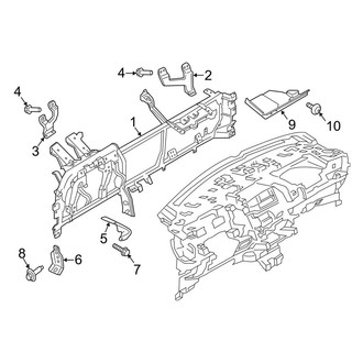 Lincoln OE - Instrument Panel Components (Reinforcement Beam, to 02/07/2021)