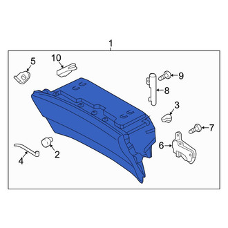 Lincoln OE - Front Glove Box Assembly