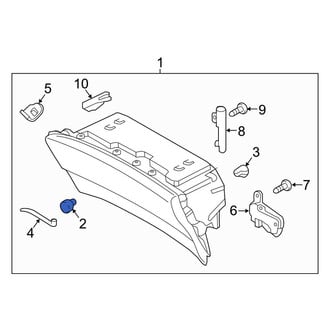 Lincoln OE - Front Glove Box Door Bumper