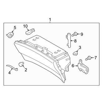 Lincoln OE - Instrument Panel - Glove Box (To 02/07/2021)