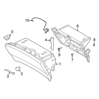 Lincoln OE - Instrument Panel - Glove Box (From 02/08/2021)