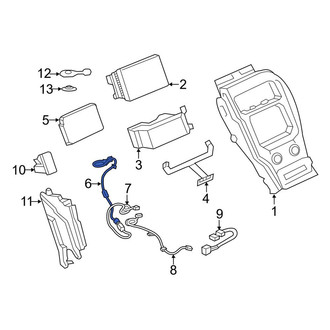 Lincoln OE - Upper Antenna Cable