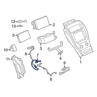 Lincoln OE - Center Antenna Cable