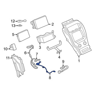 Lincoln OE - Rear Antenna Cable