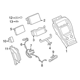 Lincoln OE - Instrument Panel - Sound System (Receivers & Controls, to 02/07/2021)