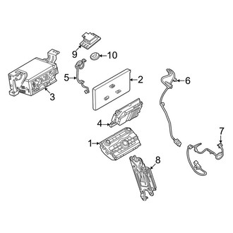 Lincoln OE - Instrument Panel - Sound System (From 02/08/2021, Receivers & Controls)