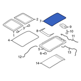Lincoln OE - Sunroof Frame Seal