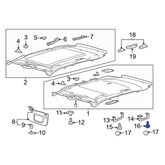 Lincoln OE - Rear Interior Grab Bar Screw