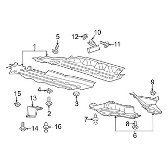 Lincoln OE - Pillars, Rocker & Floor - Under Cover & Splash Shields