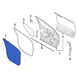 Lincoln OE - Front Inner Door Seal