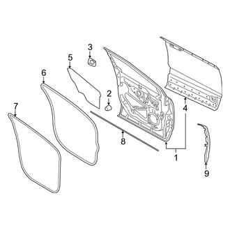 Lincoln OE - Front Door - Door & Components