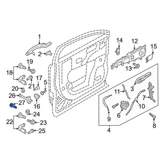 Lincoln OE - Door Check Bolt