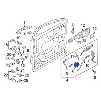 Lincoln OE - Front Left Door Latch Assembly