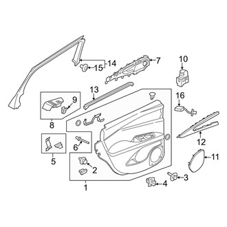 Lincoln OE - Rear Door - Interior Trim