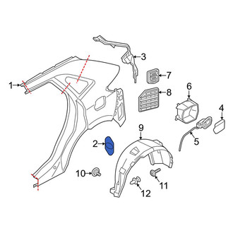 Lincoln OE - Rear Quarter Panel Reinforcement