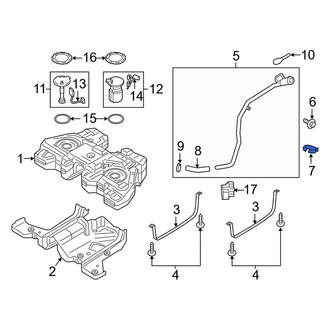 Lincoln OE - Fuel Filler Neck Clip