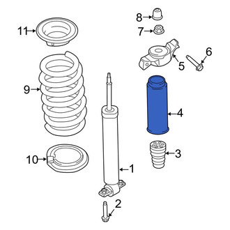 Lincoln OE - Rear Suspension Shock Absorber Bellows