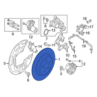 Lincoln OE - Rear Disc Brake Rotor