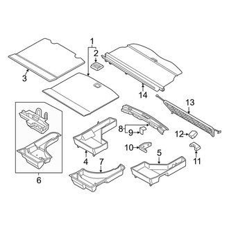 Lincoln OE - Rear Body & Floor - Interior Trim