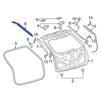 Lincoln OE - Tailgate Lift Motor