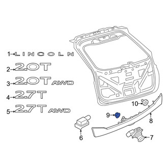 Lincoln OE - Reflector Panel Nut