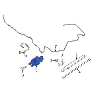 Lincoln OE - Rear Wiper Motor