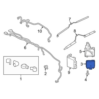 Lincoln OE - Rear Blind Spot Detection System Warning Sensor